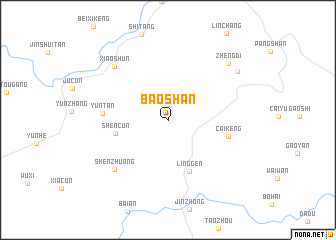 map of Baoshan