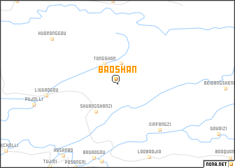 map of Baoshan
