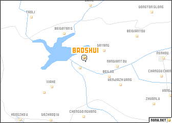 map of Baoshui