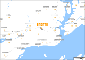 map of Bao Tai