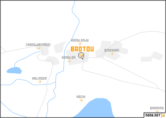 map of Baotou