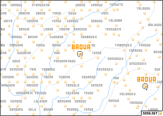 map of Baoua