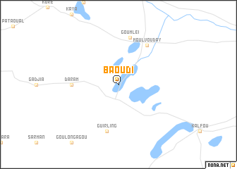 map of Baoudi