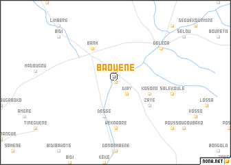 map of Baouèné