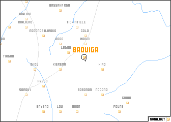 map of Baouiga