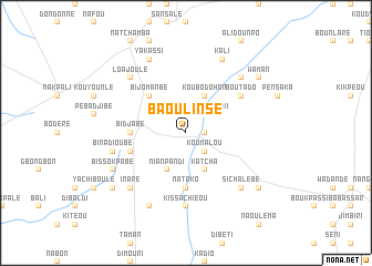 map of Baoulinsé