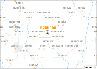 map of Baounda