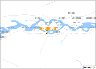 map of Baoundo