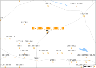 map of Baouré Nagoudou