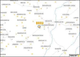 map of Baou