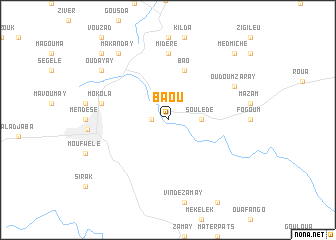 map of Baou