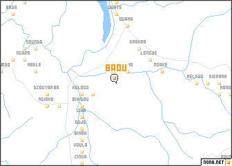 map of Baou