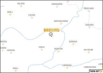 map of Baoxing