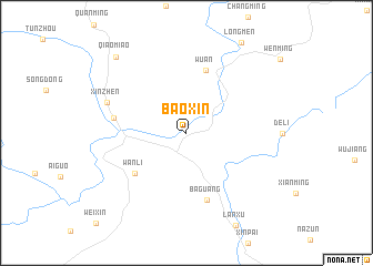 map of Baoxin