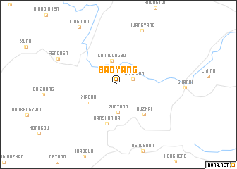 map of Baoyang