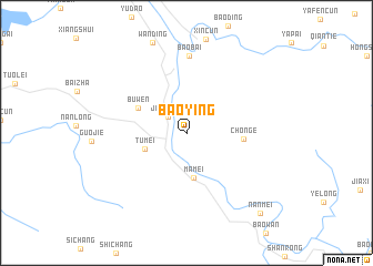 map of Baoying