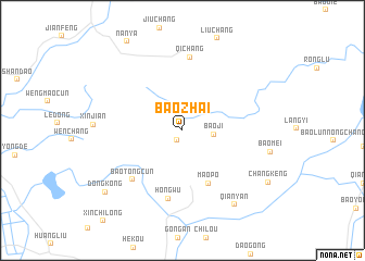 map of Baozhai
