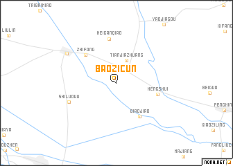 map of Baozicun