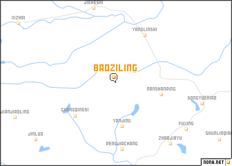 map of Baoziling