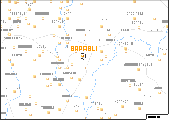 map of Bapabli