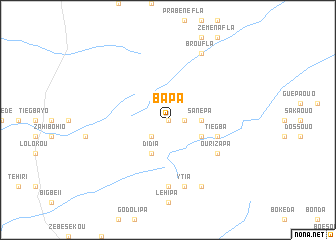 map of Bapa