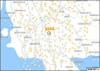 map of Bāpa