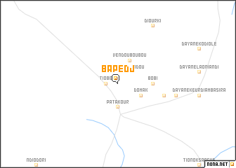 map of Bapèdj
