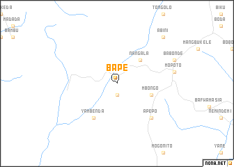 map of Bape