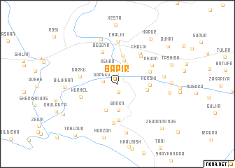 map of Bāpīr