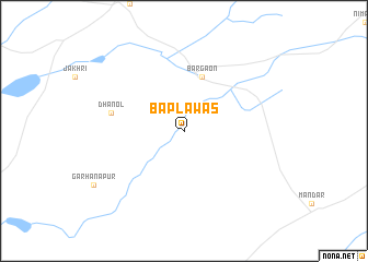 map of Bāplāwās