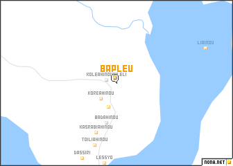 map of Bapleu