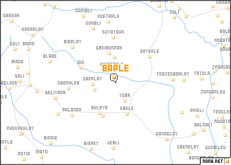 map of Baple