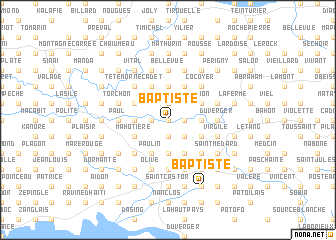 map of Baptiste