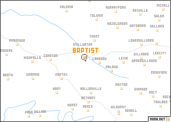 map of Baptist