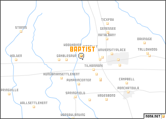 map of Baptist