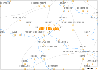 map of Baptresse