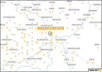 map of Bāqar Karūna