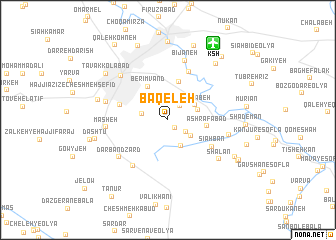 map of Bāqeleh