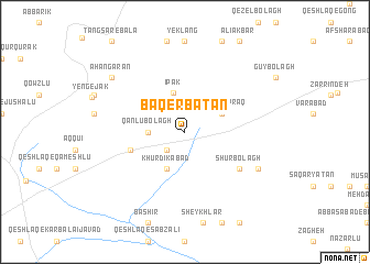 map of Bāqer Bātān