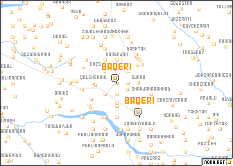 map of Bāqerī