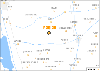 map of Baqiao