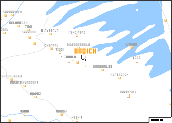 map of Bāqīch