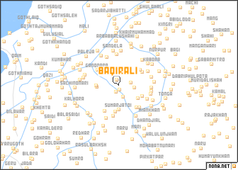 map of Bāqir Ali