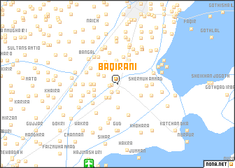 map of Bāqirāni
