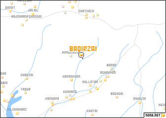 map of Bāqirzai