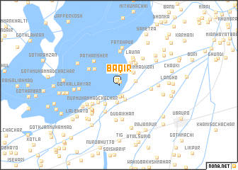 map of Bāqir