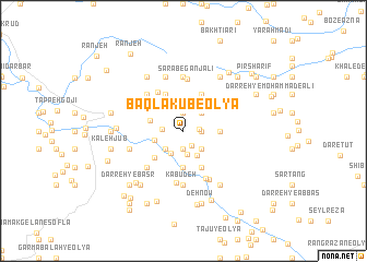 map of Bāqlākūb-e ‘Olyā