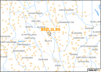 map of Baqlūlah