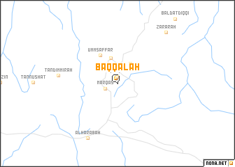 map of Baqqālah