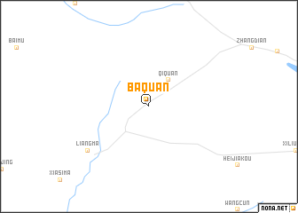 map of Baquan